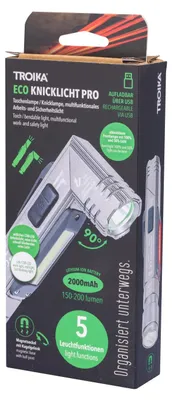 Immagine prodotto di TROIKA TOR65/TI TROIKA Taschenlampe ECO KNICKLICHT PRO titanfarben