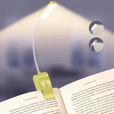 Productafbeelding van 30 LED Leeslamp met Klem, Oplaadbare Leeslamp met Lange Batterijduur, 5 Kleurtemperaturen en 5 Helderheidsniveaus
