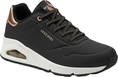 Zdjęcie produktu dla Buty sportowe damskie Skechers 155196-BLK Uno Shimmer czarne r. 37.5
