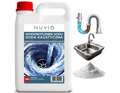 Produktbild von AETZNATRON NATRIUMHYDROXID NaOh FUER ROHRE SYPHON 2KG NUVIO  Allzweckreiniger  Reinigungsmittel