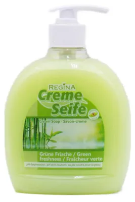 Obrázek produktu pro Regina krémové mýdlo tekuté zelené svěžesti dávkovač láhev 500ml