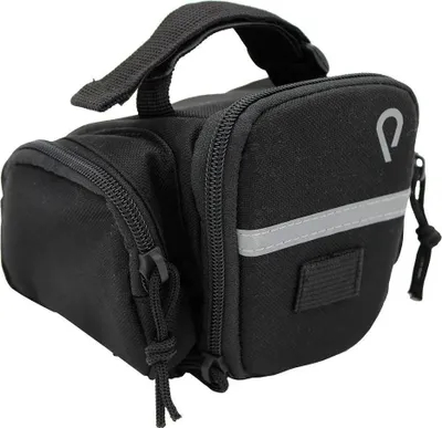 Image de Vincita B036s Velcro Extensible Sac de selle Noir Noir One Size