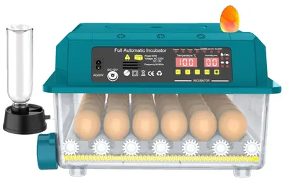 Obrázek produktu pro Inkubátor, automatická regulace teploty, zařízení pro líhnutí vajec, kapacita 36 vajec