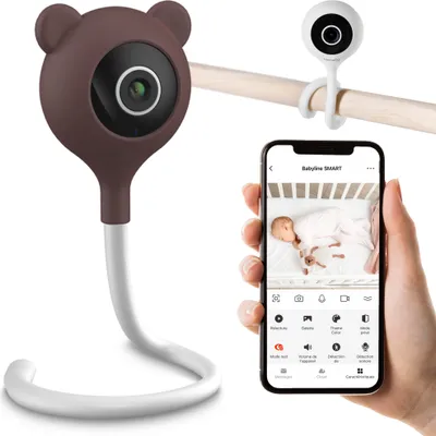 Produktbild von LIONELO Babyline Smart Baby Monitor, kamera Wi-Fi, monitor, mobilná aplikácia, detekcia hluku pohybu, viditeľnosť v tme, obojsmerná komunikácia