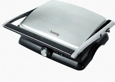 Produktbild von H.Koenig GR 20 Kontaktgrill, Edelstahlgehäuse, 2000 Watt, Thermostat