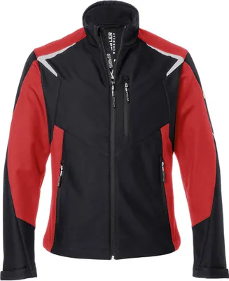 Produktbild von Kübler Bodyforce Ultrashell Jacke schwarz/mittelrot Gr. M