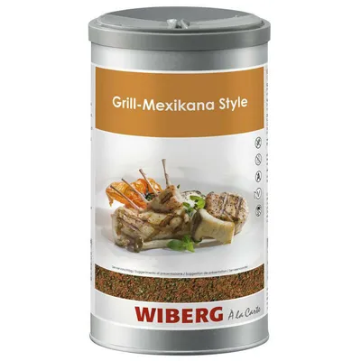 Obrázok produktu pre Wiberg Grill Mexikana Style zmes koreniacej soli v nádobe na ochutenie 750g