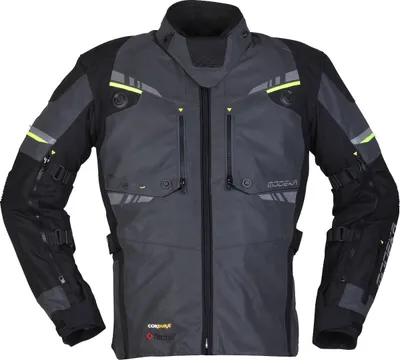 Produktbild von Modeka Taran Flash Motorrad Textiljacke, schwarz/grau, XL