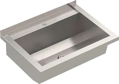 Zdjęcie produktu dla KWC AR Wanna myjąca, PLANOX, stal nierdzewna, W.-Mont., 600x210x442 mm, z ławką na ramię