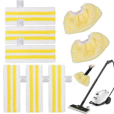 8er Set Mikrofasertücher für Dampfreiniger SC 2–5 EasyFix