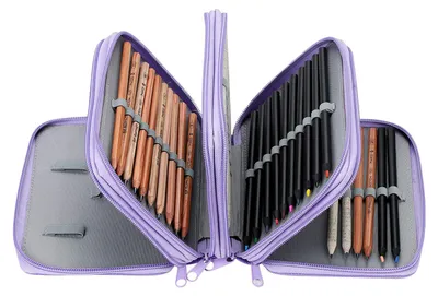 Produktbild von Federmäppchen mit 4 Fächern und 72 Taschen