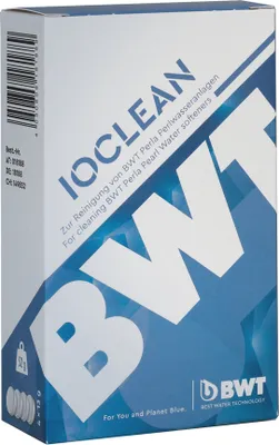Produktbild von BWT Ioclean Reinigungstablette 4 Stück in einer Faltschachtel