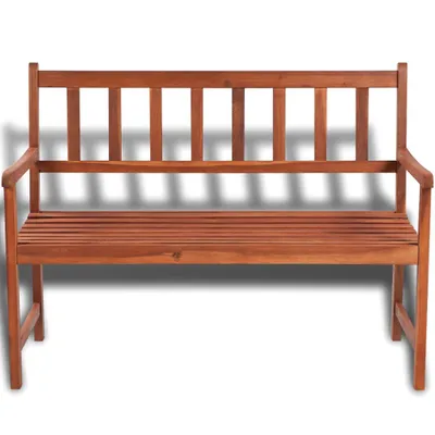 Image de vidaXL Banc de jardin 120 cm en bois massif d'acacia
