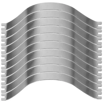 Produktbild von Unsichtbare Bilderrahmenclips, 50 Stück, Metallfederclips zur Befestigung an der Rückseite von Bilderrahmen, für DIY-Bilderrahmen und zum Aufhängen von Fotos an der Wand.