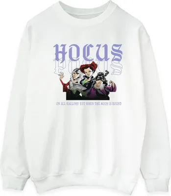 Produktbild von Disney - "Hocus Pocus Hallows Eve" Sweatshirt für Herren BI20699 (XL) (Weiß)