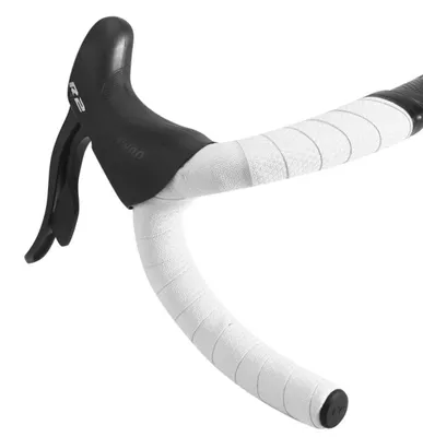 Produktbild von INF Mamba Texture Lenkerband (2 Rollen) — PU+EVA stoßabsorbierend, rutschfest, wasserdicht, ergonomischer Griff mit verdickter Mitte, 210cm x 3cm Weiß