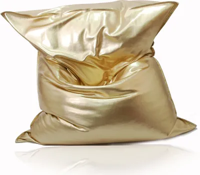 Produktbild von Riesensitzsack MR. BIG 130 x 170 cm, Metallic Gold oder Silber Gold