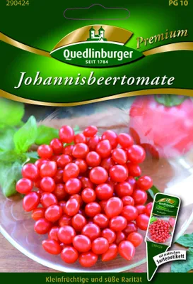 Produktbild von Quedlinburger Saatgut - Johannisbeer-Tomaten rot - Samen - 290424