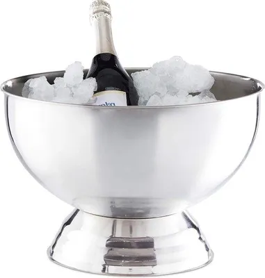 Productafbeelding van Champagnekoeler XXL - IJscontainer, diameter 36,5 cm, zilver