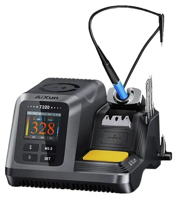 Productafbeelding van Intelligente soldeerstation, 200W vermogen, instelbaar temperatuurbereik, model T320-T245, 220V