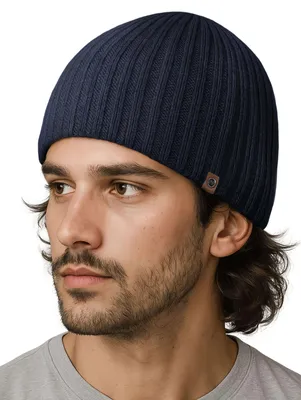 Produktbild von Herren Strickmütze Rippstrick Outdoor Wintermütze ungefüttert Beanie für Männer Neverless®