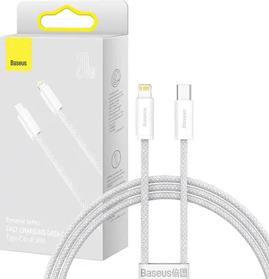 Zdjęcie produktu dla Kabel USB-C do Lightning Baseus Dynamic, 20W, 1m (biały)