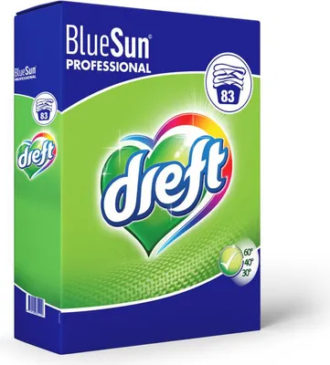 Produktbild von Dreft - Waschmittelpulver - Professional - Effiziente Reinigung - 83 Wäschen - 1 Stück