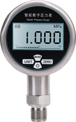 Zdjęcie produktu dla Cyfrowy manometr z wyświetlaczem, 5-cyfrowy, precyzyjny tester elektroniczny do wody, oleju, gazu, cieczy, 0–1 MPa, zakres 7 jednostek