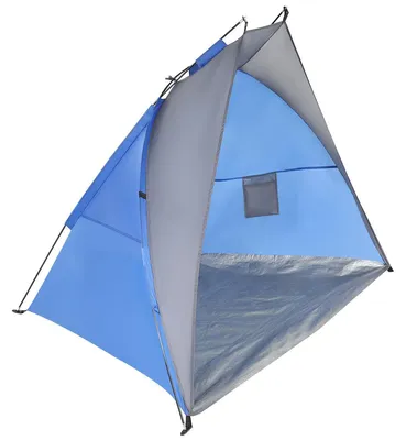 Produktbild von STRANDZELT SUN 200 x 120 x 120 cm GRAU-BLAU ENERO CAMP