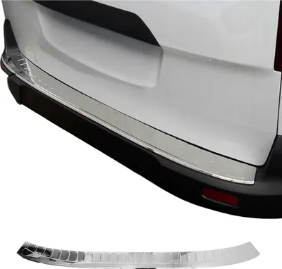 Image de Protection Seuil de Pare-chocs Arriére Pour Ford Transit Connect 2014-2021 Inox