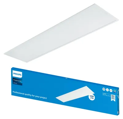 Obrázok produktu pre Philips 8719514955325, Obdĺžnikový, Strop, Biela, Kov, IP20, II