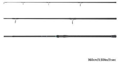 Image de DELPHIN CAPRI NXT 2 pieces, 3,6m, 11,81ft, 3,5lbs, 3 pièces, canne à carpe, 101003990
