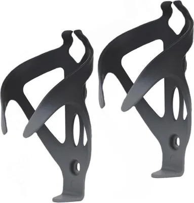 Produktbild von Universele Fahrrad Wasserfleischhalter - Fahrradhalter für Mountainbikes, Rennräder und Kinderfahrräder (Schwarz + Grau, 2er Pack)