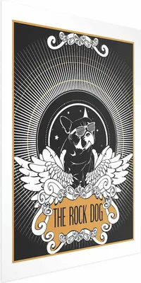 Produktbild von Posterpapier Poster - The Rock Dog 40x60 cm Text g-A-0204-ao-a