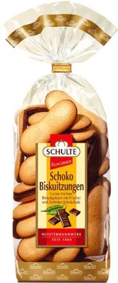 Obrázek produktu pro Sušenky Schulte s hořkou čokoládou balení 200g