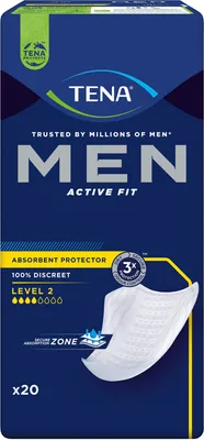 Produktbild von TENA Men Active Fit Level 2 Inkontinenz Einlagen, 6X20 St