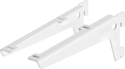 Produktbild von Regalbodenträger D 180 mm, weiß, 2 Stück