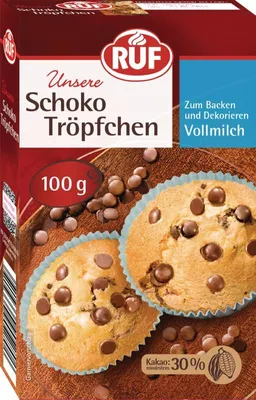 Produktbild von RUF Schoko Tröpfchen Vollmilch