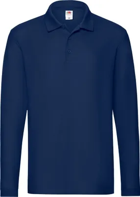 Produktbild von Fruit of the Loom - "Premium" Poloshirt für Herren  Langärmlig PC6092 (3XL) (Marineblau)