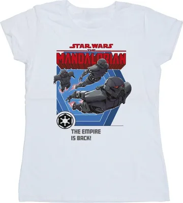 Produktbild von Star Wars - "The Mandalorian Empire Is Back" T-Shirt für Damen BI50571 (L) (Weiß)