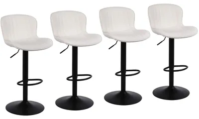 Immagine prodotto di Sgabelli da bar - Sgabelli alti - Sedie da bar - Sedie da cucina - Set da 4 - Altezza regolabile