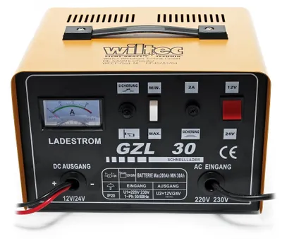 Imagen del producto de Cargador automático para baterías - 12V y 24V - Corriente de carga de 16 amperios