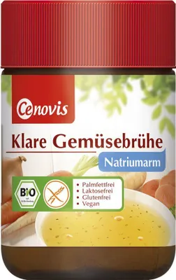 Image de Bouillon de légumes clair - pauvre en sodium 96g