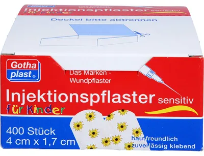 Produktbild von Gothaplast Injektionspfl. Kinder Blume 4cmx1,7cm, 400 St PFL