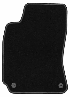 Produktbild von Fahrermatte Velours für Volkswagen Passat B5 1996-2001 (Limousine/Kombi/Variant) – 1-tlg, Schwarz, passgenau – Wielganizator BASIC