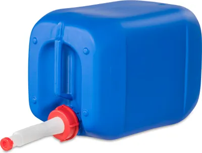 Produktbild von 5 Liter 5 L Kanister Wasserkanister Campingkanister Farbe blau DIN51 + Ausgießer flexibel (5knb51 +Flex51)