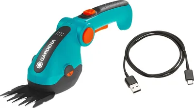 Produktbild von Gardena 09887-20, 8 cm, Schwarz, Grün, Lithium-Ion (Li-Ion), 3,6 V, 3 Ah