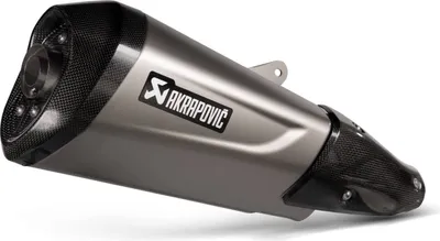 Immagine prodotto di Terminale Akrapovic Slip-On acciaio Vespa GTS Super 300/Sei Giorni/Tech