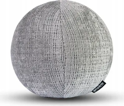 Produktbild von Geronimo | Dekokissen Rund - Grau - Ø 30 cm - Maschinenwaschbar - Wohnzimmer Dekoration - Antiallergisch