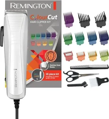 Obrázok produktu pre Remington HC5035 Strihač vlasov z nehrdzavejúcej ocele 9 hrebeňov Samoostriace čepele 0,5-2 mm